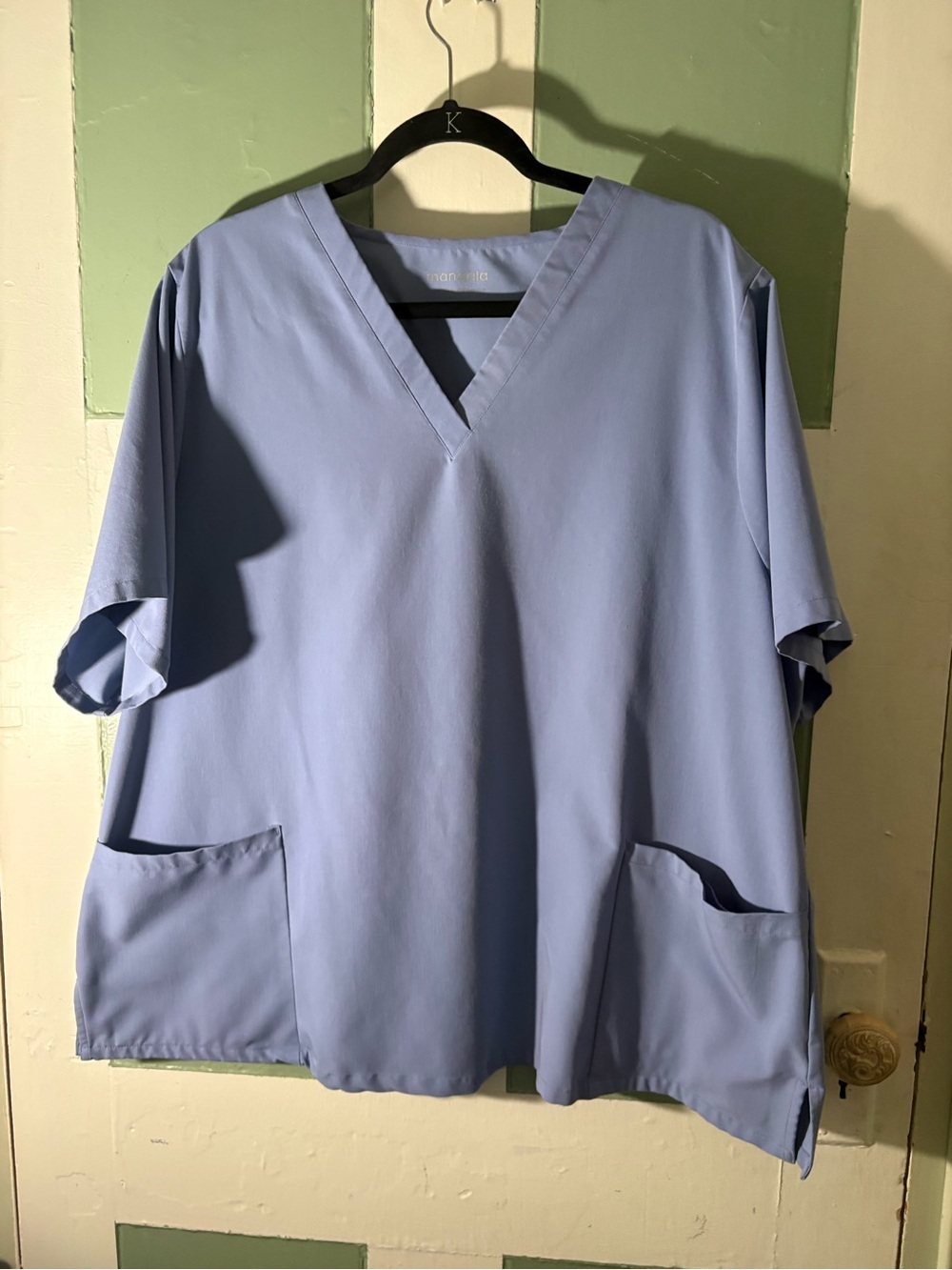 Mandala Light Blue Medical Scrub Set